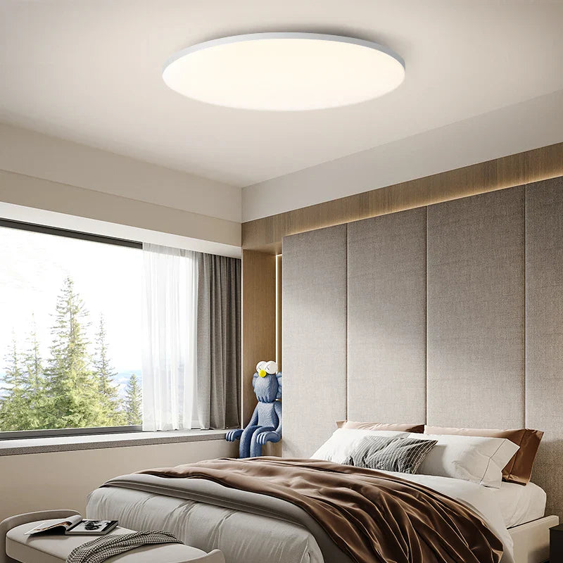 Afralia™ Smart LED Ceiling Light: Remote Dimmable 24W 36W for Living Room & Bedroom