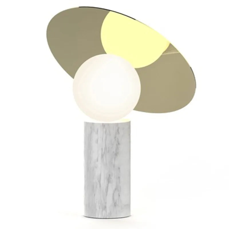 Afralia™ Nordic Marble Living Room Lamp - Modern Designer Bedroom Desk Light