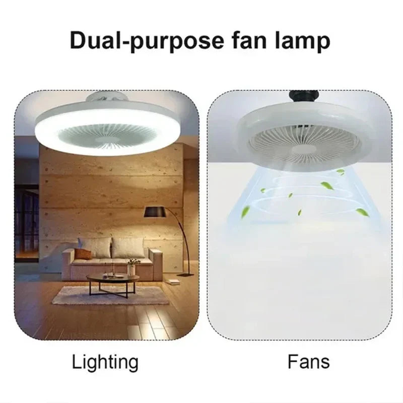 Afralia™ Ceiling Fan + Lighting with Remote Control for Bedroom Home, Silent Operation