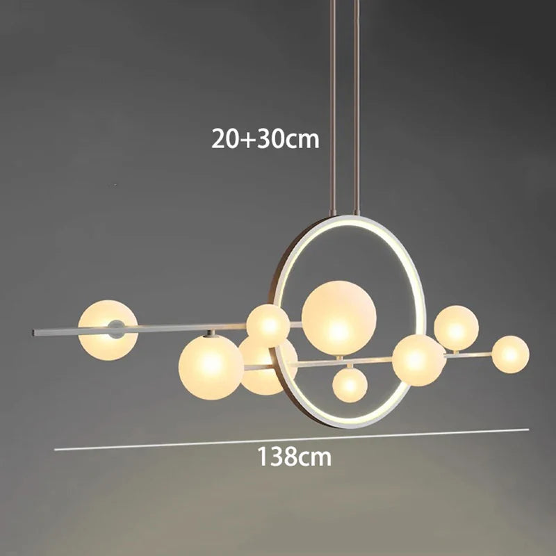 Afralia™ Nordic Dining Room Pendant Light Chandelier for Living Room
