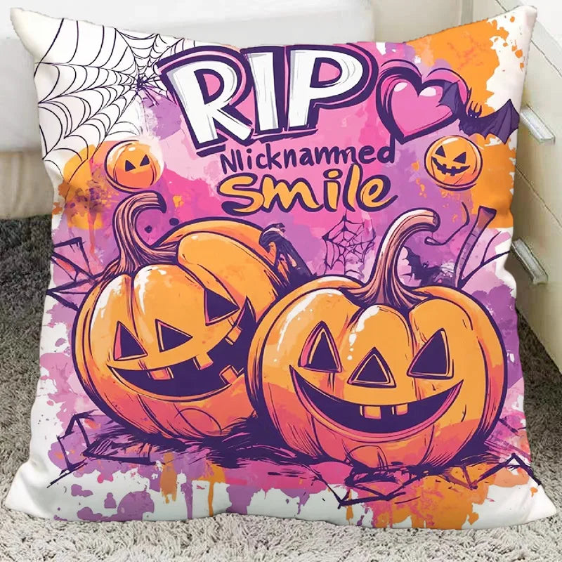 Afralia™ Halloween Plush Cartoon Pillow for Living Room and Bedroom, Festive Decoration