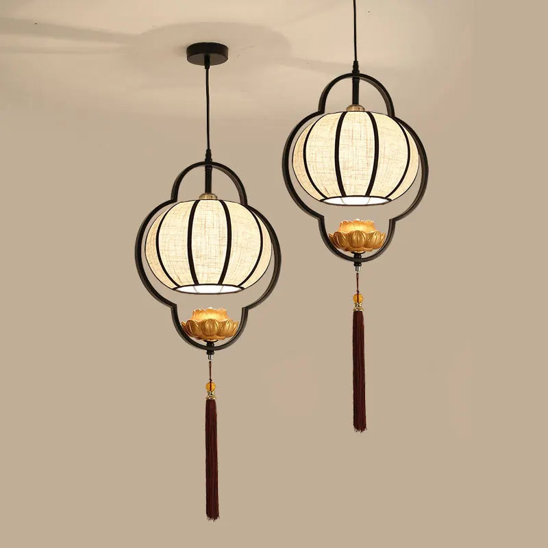 Afralia™ Chinoiserie Retro Chandelier: Study Bedroom Dining Room Industrial Lighting
