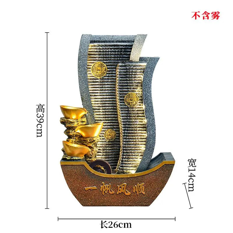 Afralia™ Circulating Water Fountain: Office & Living Room Wealth Attracting Decoration