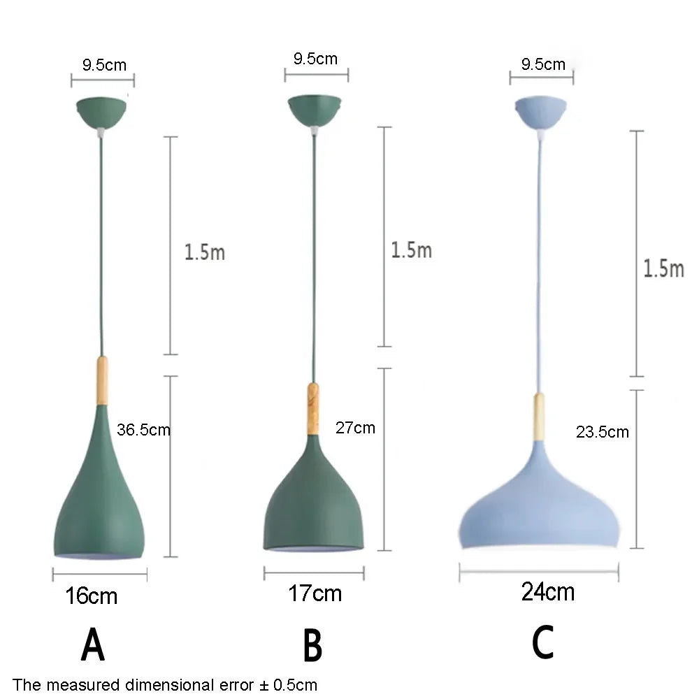 Afralia™ Wood Pendant Light: Modern Nordic Kitchen Ceiling Lamp for Dining Room & Coffee Bar