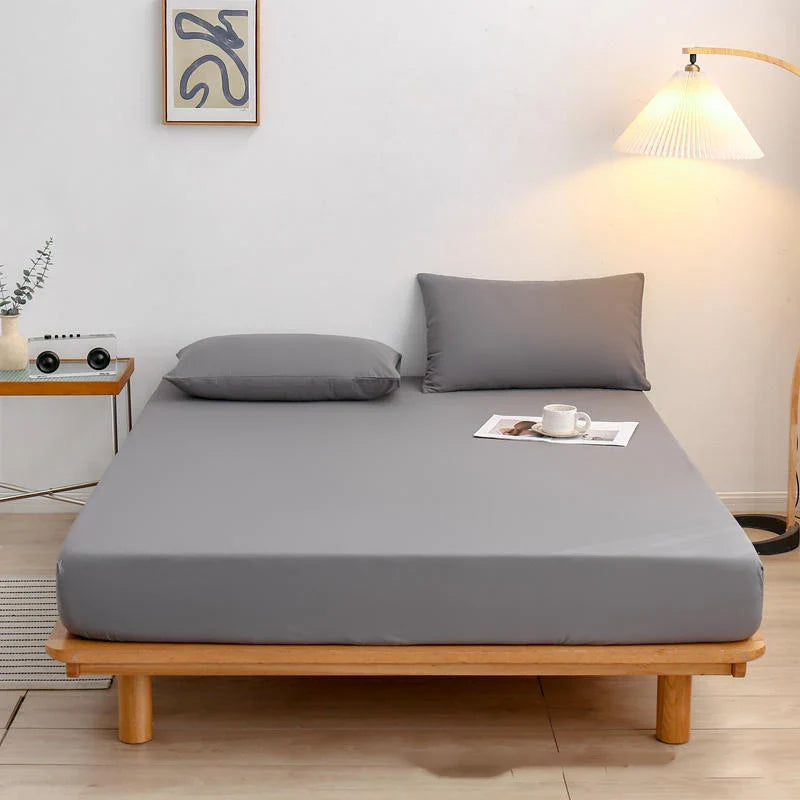 Afralia™ Soft Skin-Friendly 360° Fitted Bed Sheet with Elastic Band - Durable & Dapper