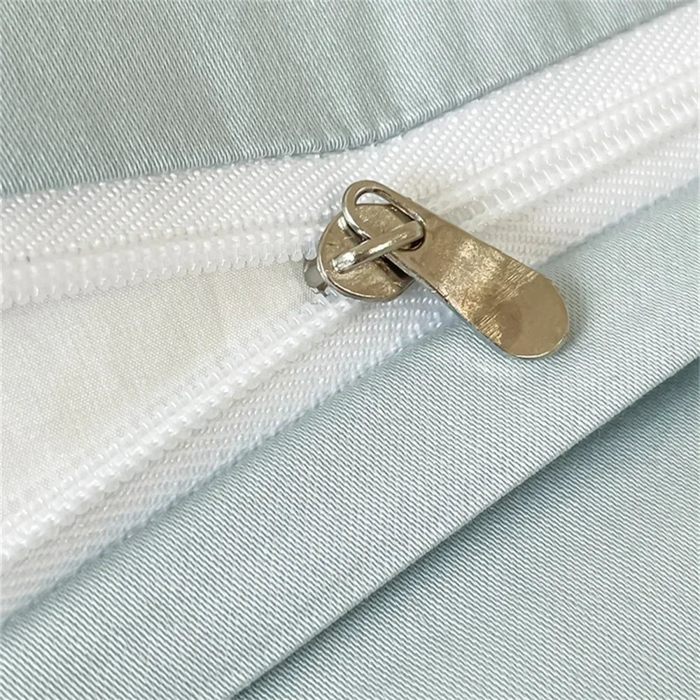 Afralia™ Blue Butterfly Flower 600TC Egyptian Cotton Duvet Cover Set