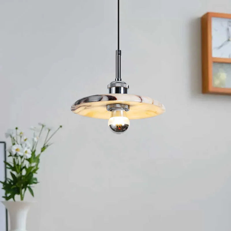 Afralia™ Luxury Stone LED Pendant Chandelier - Modern Nordic Design for Foyer, Hallway, Balcony