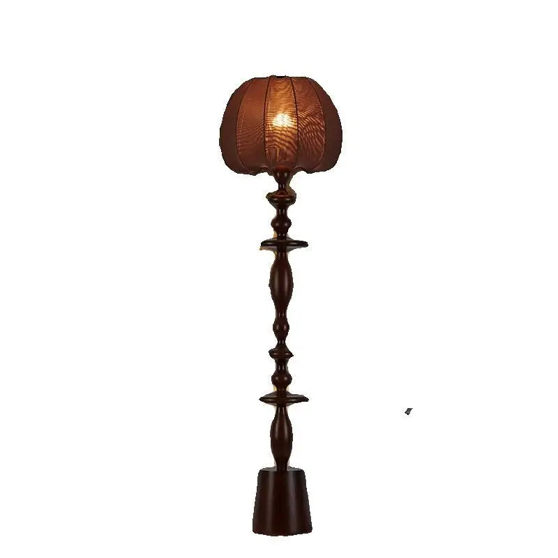 Afralia™ Chinese Tassels Floor Lamp Retro Warm LED Lighting Luxurious Home Decor