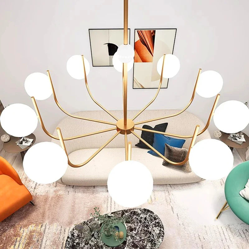 Afralia™ LED Chandeliers: Modern Pendant Lights for Living Room and Dining Room