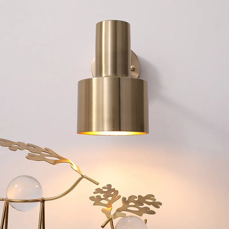 Afralia™ LED Wall Lamp with Pull Chain Switch for Modern Home Decor