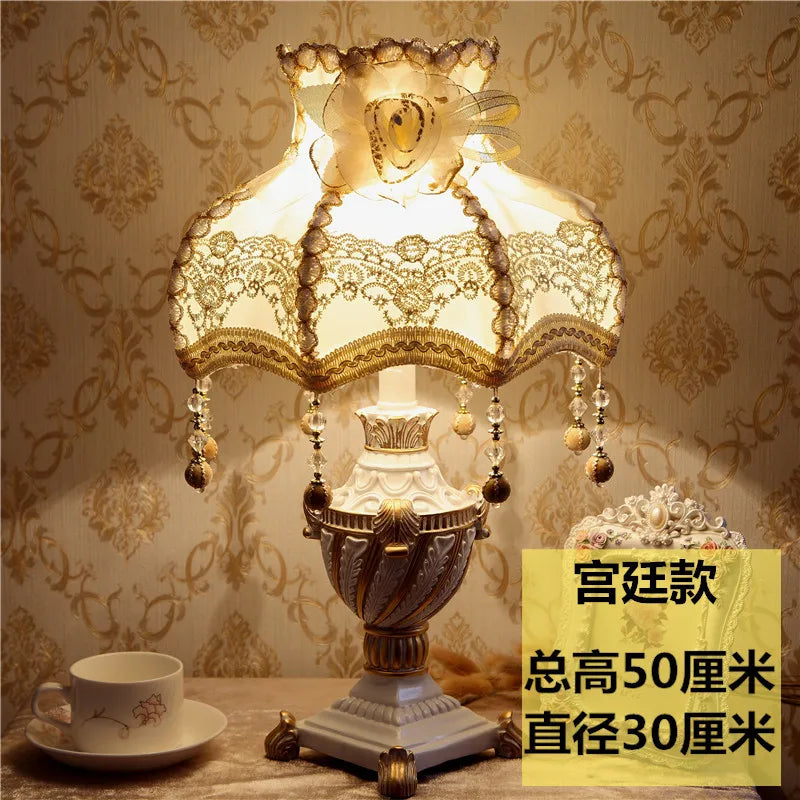 Afralia™ Nordic Princess Vintage Table Lamp for Bedroom and Living Room Décor