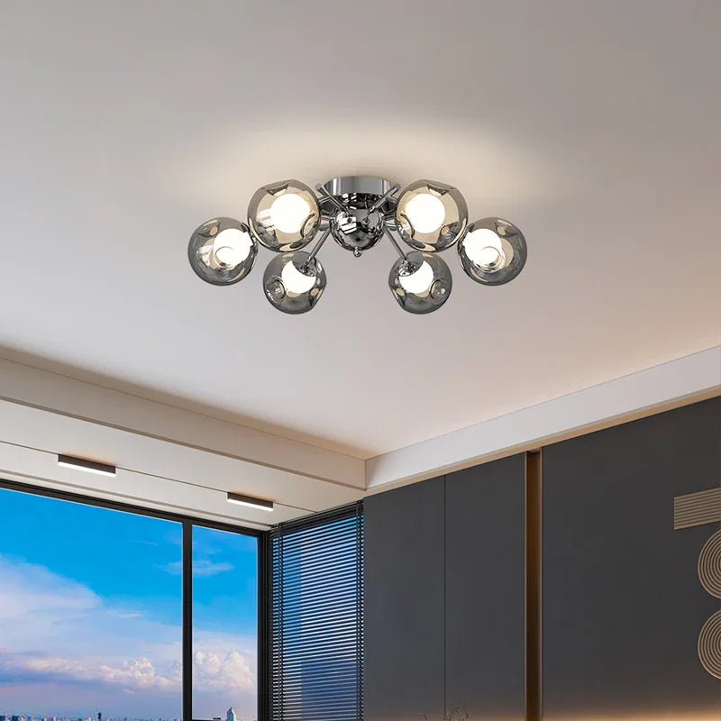 Afralia™ Nordic LED Ceiling Chandelier for Living Room Dining Bedroom Pendant Lights