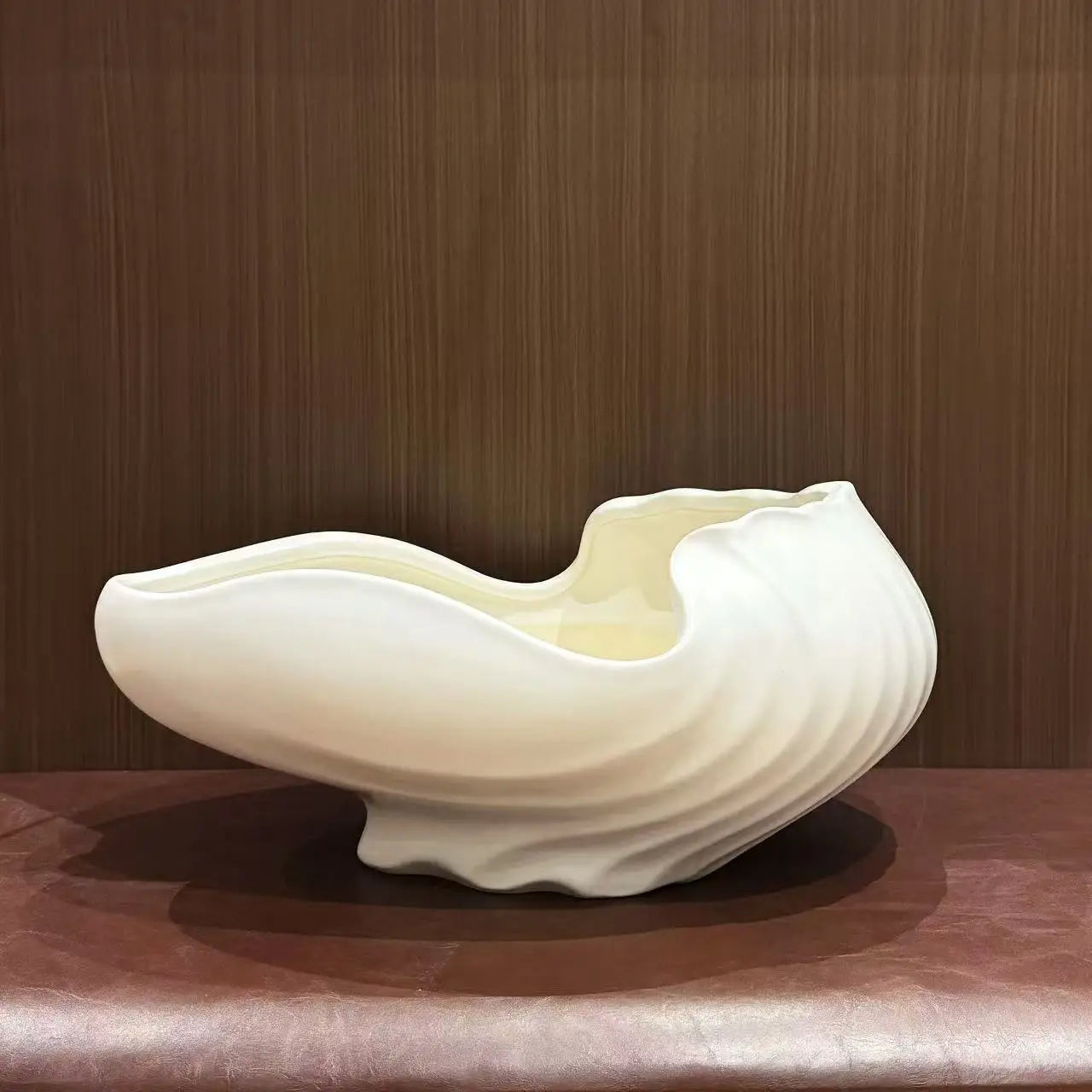 Ceramic Shell Flowerpot by Afralia™: Stylish Vase for Garden & Home Decor