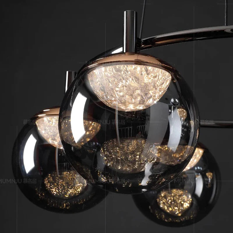 Afralia™ Modern LED Pendant Light Chandeliers for Living Room and Dining Room