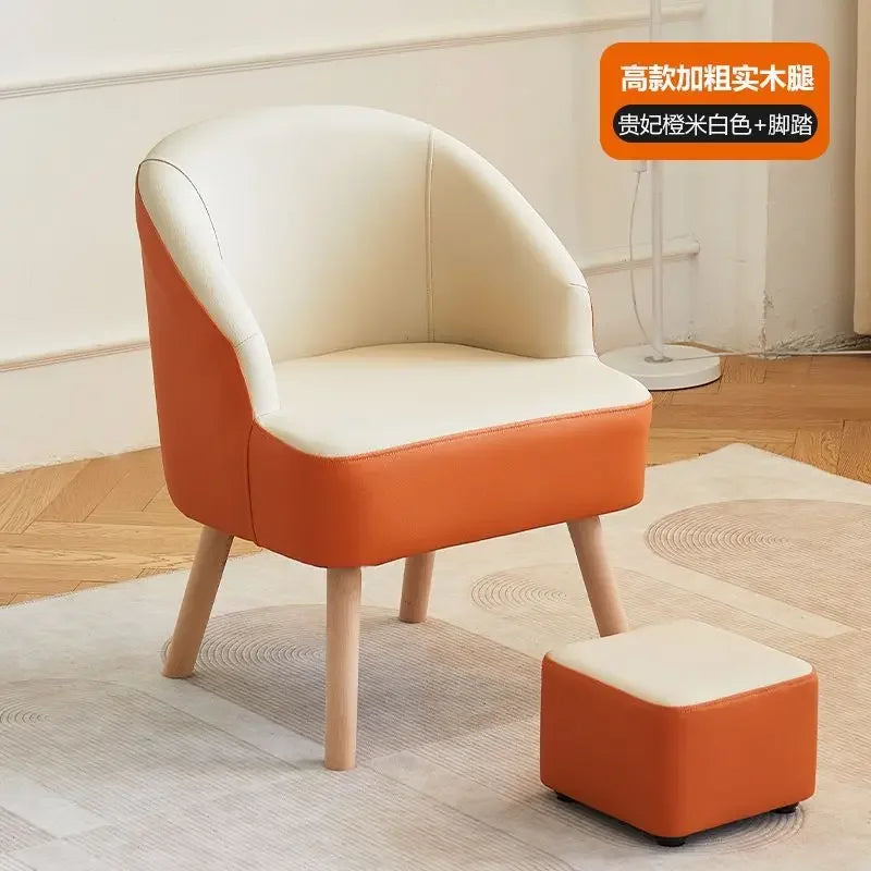 Afralia™ Leisure Single Sofa Chair for Living Room, Bedroom, Balcony, Hotel, Lounge - Cozy Guest Seating