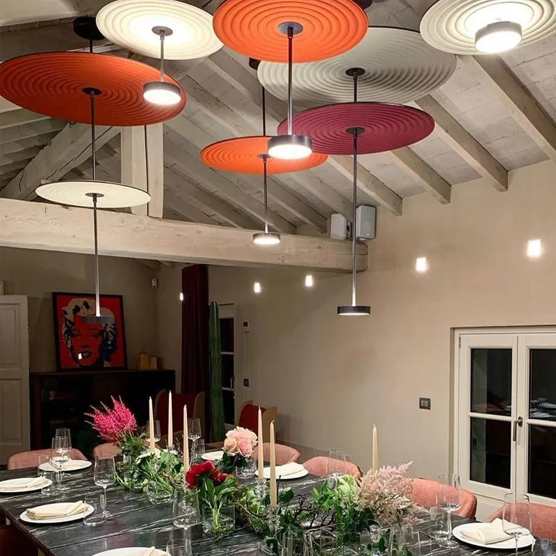 Afralia™ Cotton Round Pendant Lights for Modern Minimalist Home Decor