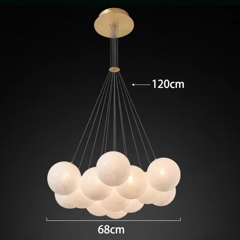 Afralia™ Modern LED Chandeliers for Living and Dining Rooms