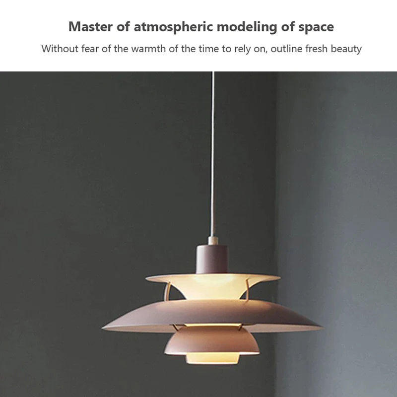 Afralia™ Colorful Umbrella Pendant Light for Dining Room and Bedroom