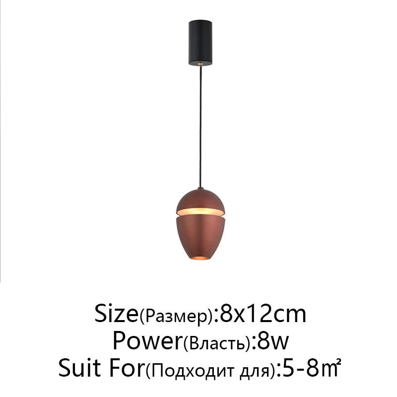 Afralia™ LED Pendant Lights: Modern Circular Ceiling Lamps for Bedside, Restaurant, and Bar counters