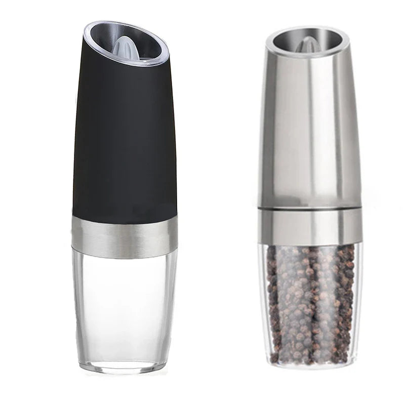 Afralia™ Electric Salt Pepper Grinder Spice Mill Kitchen Grinding Tool