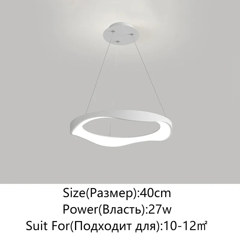 Afralia™ Minimalist LED Pendant Lamp for Living Room, Bedroom, and Restaurant