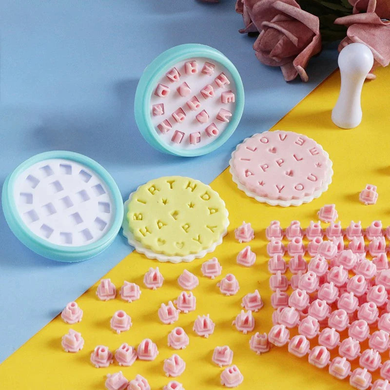 Afralia™ Cookie Stamps Number Printing Mold for Baking Decor and Pastry Cutter