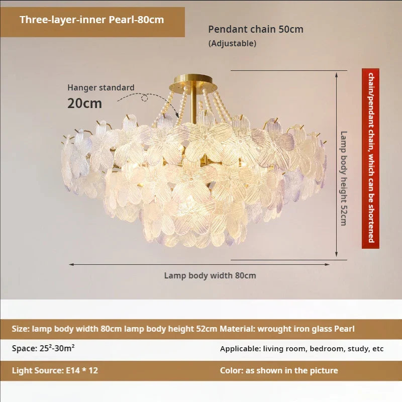 Afralia™ Leafless Crystal Chandelier: Modern French Living Room & Bedroom Lighting