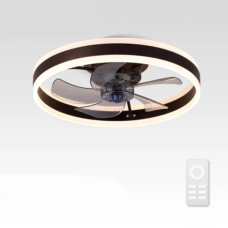 Afralia™ Wildcat Modern LED Ceiling Fan Light with Remote Control Timer, Quiet Living Room Fan
