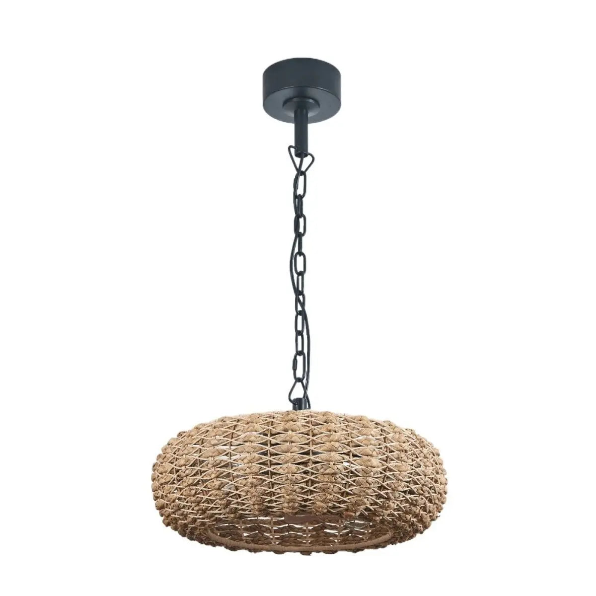 Afralia™ Rattan Wicker Basket Pendant Light - Vintage Boho Farmhouse Chandelier