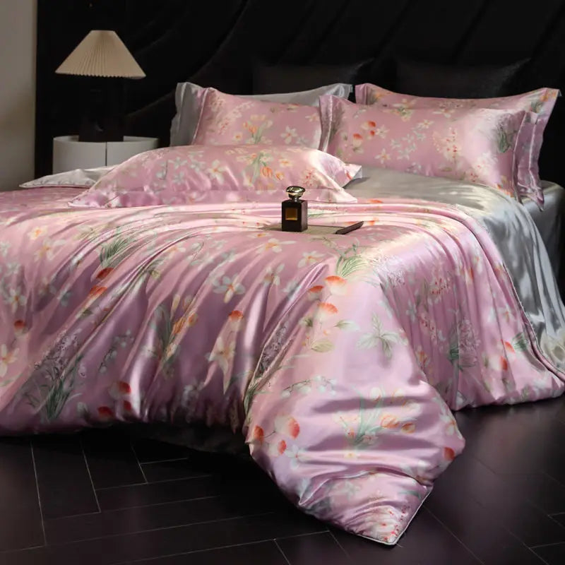 Afralia™ Mulberry Silk Bedding Sets: American Summer Cool and Comfortable Premium Bedsheet Set