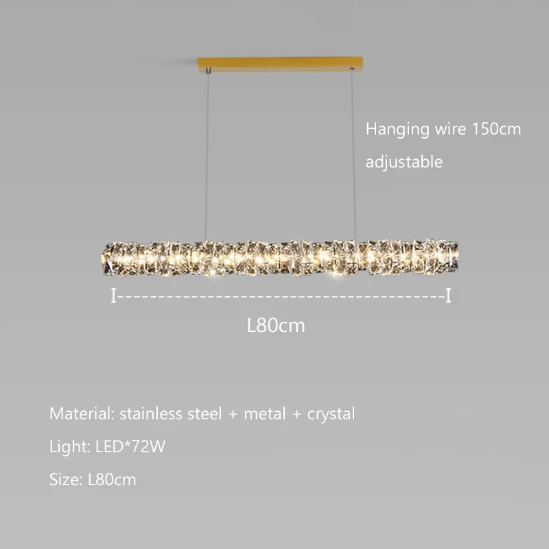 Afralia™ Crystal Pendant Chandelier for Luxury Home Decor Lighting