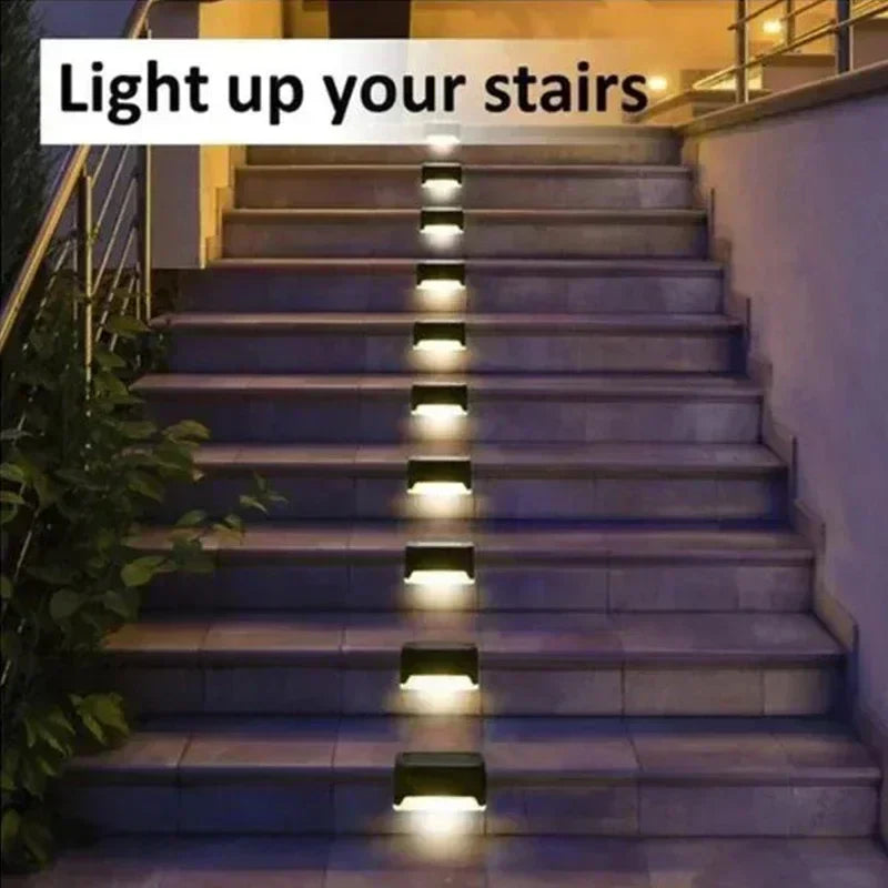 Afralia™ Solar Deck Lights 16 Pack: Waterproof LED Outdoor Step Lights for Railing, Stairs, Yard