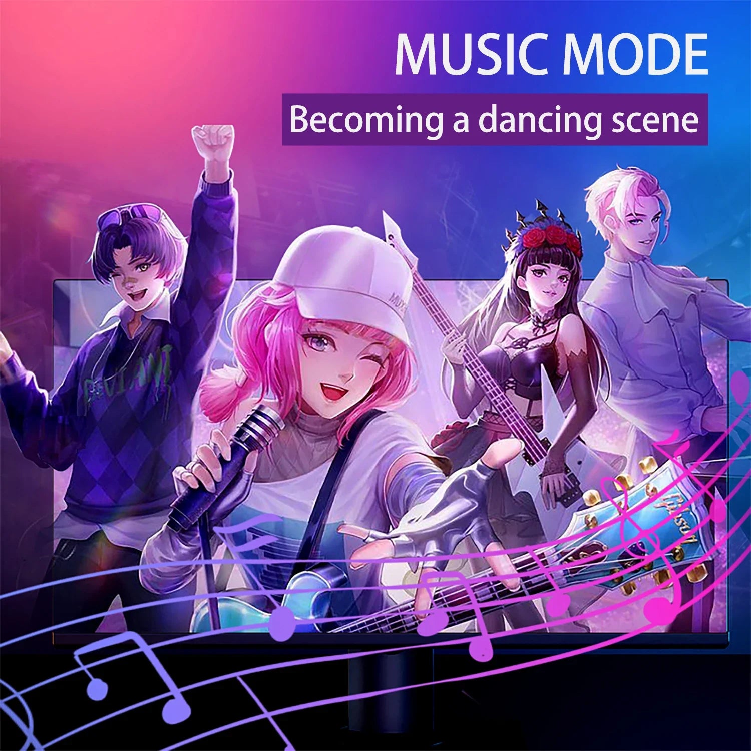 Afralia™ RGB Monitor Screen Lights Strip: Smart Gaming Room Atmosphere Decor & Sync Control