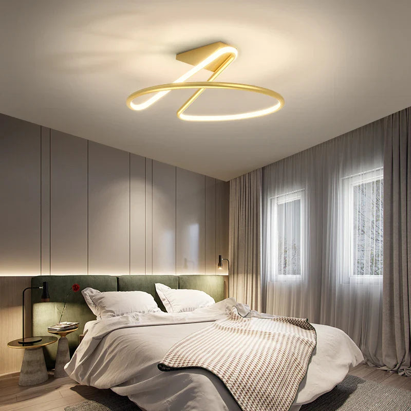 Afralia™ Modern Duplex Villa Bedroom Ceiling Light