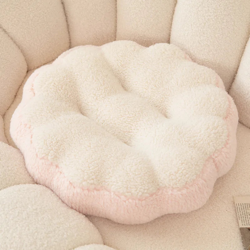 Afralia™ Soft Macaron Color Cushion Pillow for Sofa Bed, Office Chair, Thick Floor Mat
