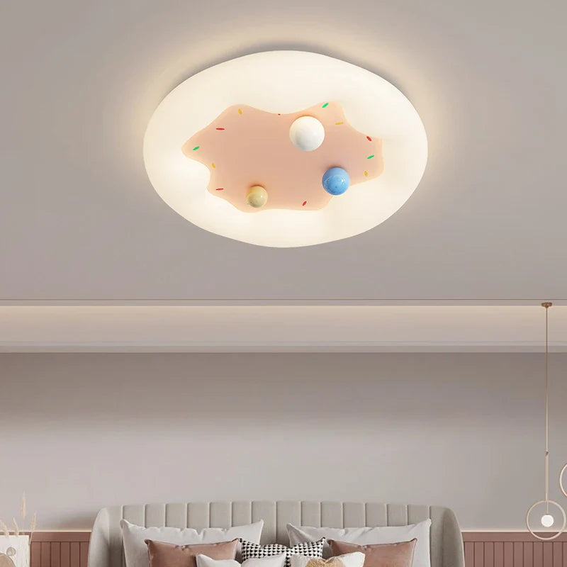 Afralia™ Kids Room Chandelier Remote Dimable Ceiling Lights