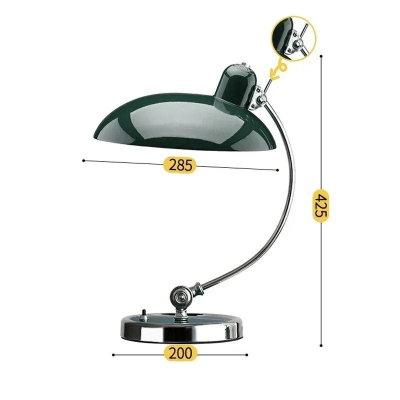 Afralia™ Bauhaus Vintage Desk Lamp - Adjustable & High Quality Craftsmanship