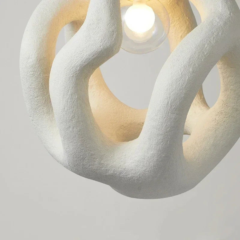 Afralia™ Resin Pendant Lights: Nordic LED Chandeliers for Home Decor, Dining Room, Bedroom.