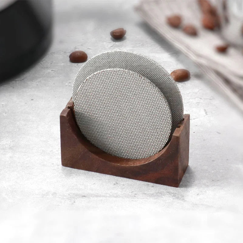 Afralia™ Coffee Filter Stand: Practical Wood Storage Rack for Filters and Screens