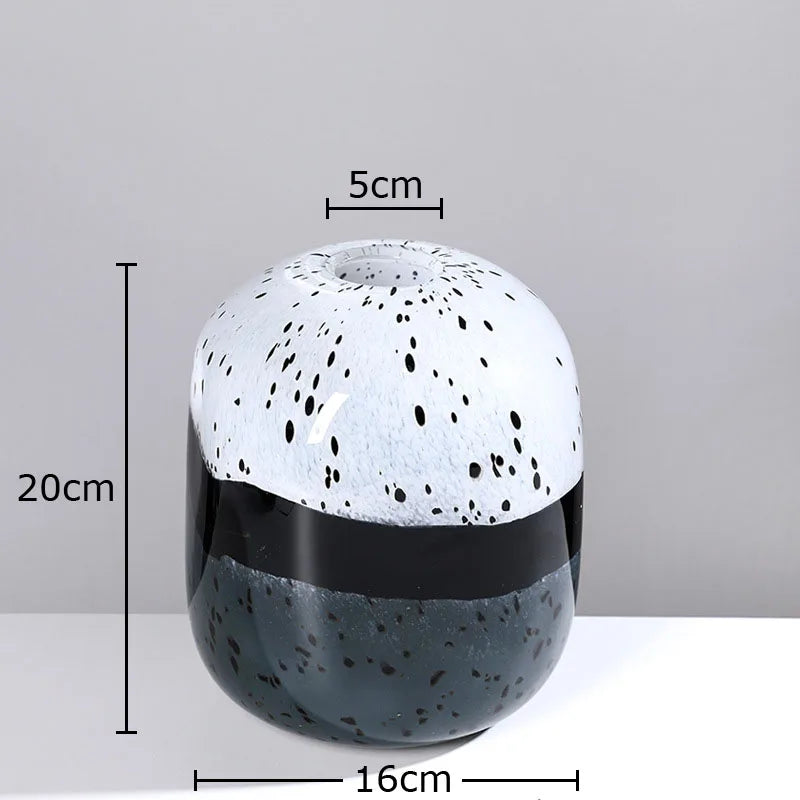 Afralia™ Glass Vase Hydroponics Flower Pot Gradient Desk Decor Room Aesthetic Elegant Vase