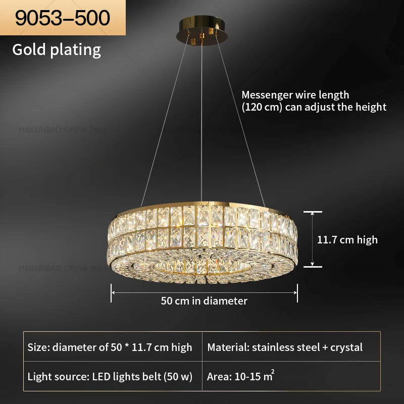 Afralia™ Crystal Chandelier: French Vintage Luxury Lighting for Living Room & Dining Room