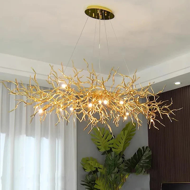 Afralia™ Modern LED Pendant Chandeliers for Living Room and Dining Room Lighting