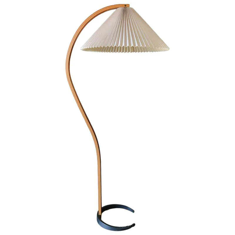 Afralia™ Modern Solid Wood LED Floor Lamp for Home Living Room Bedroom Décor