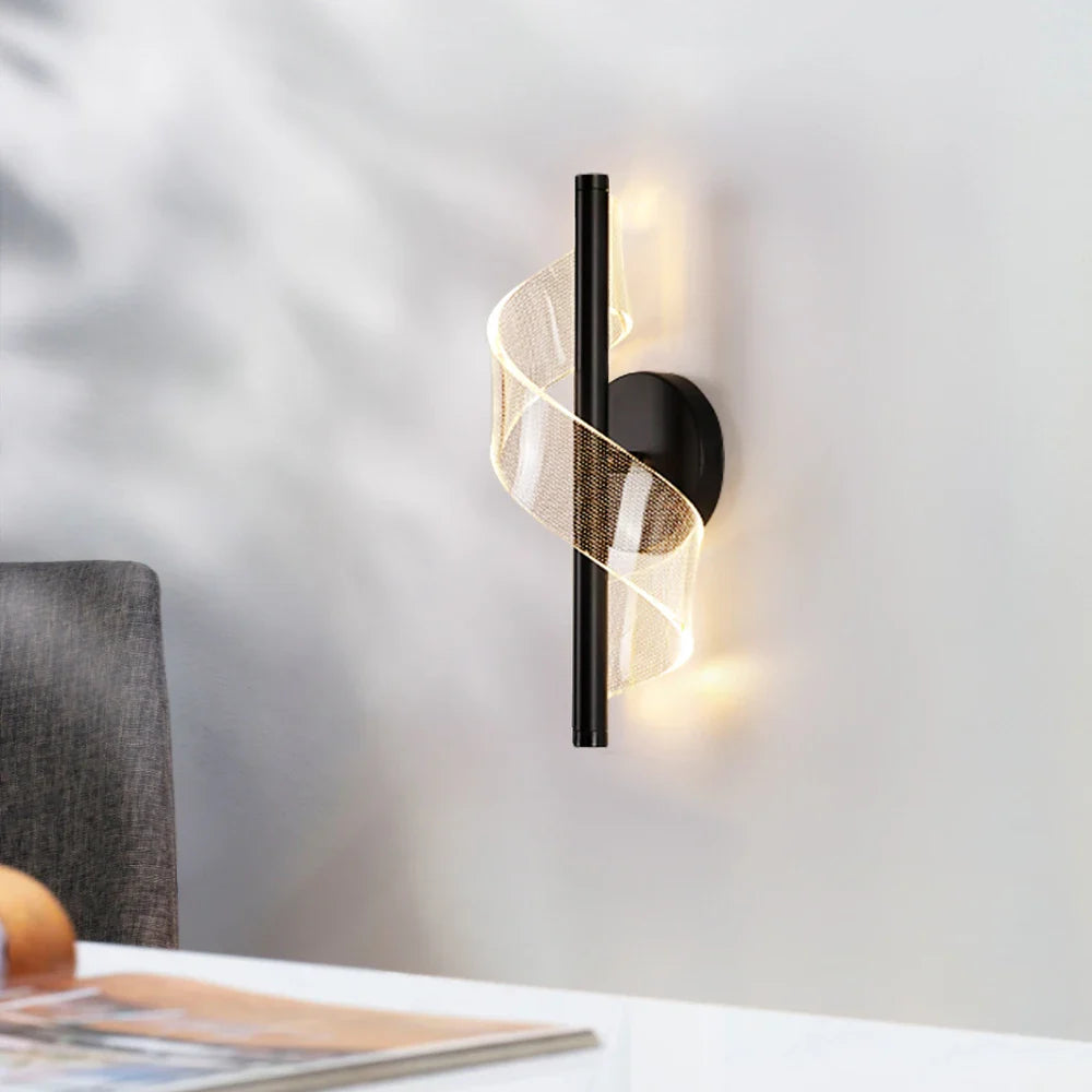 Afralia™ LED Indoor Wall Sconce Light for Living Room Bedroom Decor