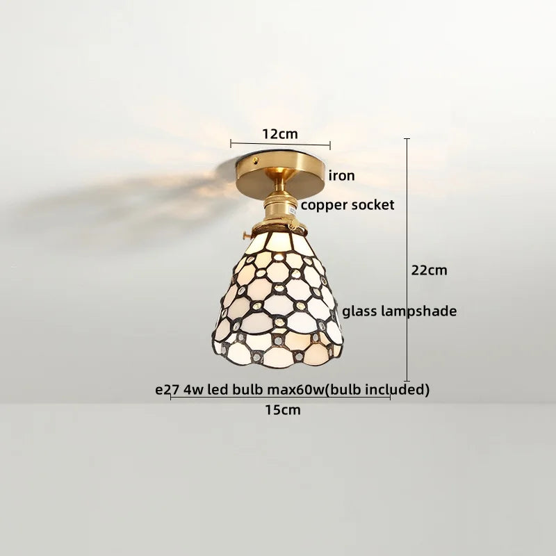 Afralia™ Glass LED Ceiling Lights Modern Art Decor for Home Living Room Lighting