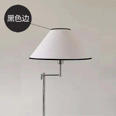 Afralia™ Cream Rocker Arm LED Floor Lamp for Modern Living Spaces