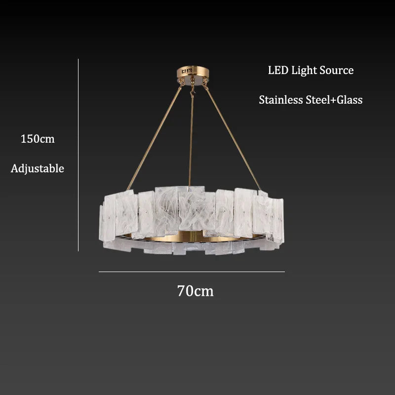 Afralia™ Cloud Mist Glass Pendant Lights LED Room Decoration Lighting