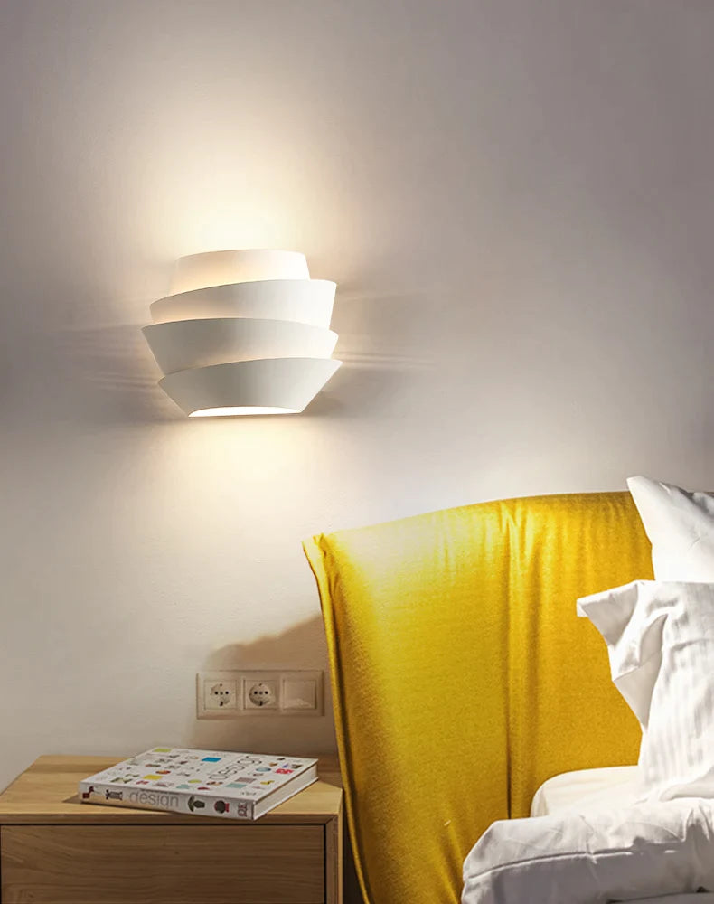 Afralia™ Pine Cone Wall Lamp Modern Minimalist Bedroom Decorative Light