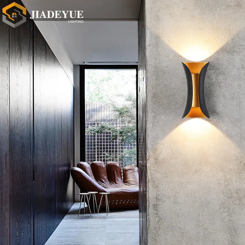 Afralia™ LED Wall Light: Indoor/Outdoor Waterproof Garden Lamp for Decor Lighting