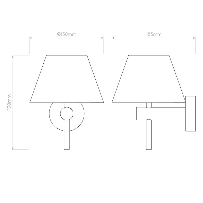 Afralia™ Modern Fabric Wall Lamp for Bedroom, Stairs, Aisle, Study Room - Simple Design